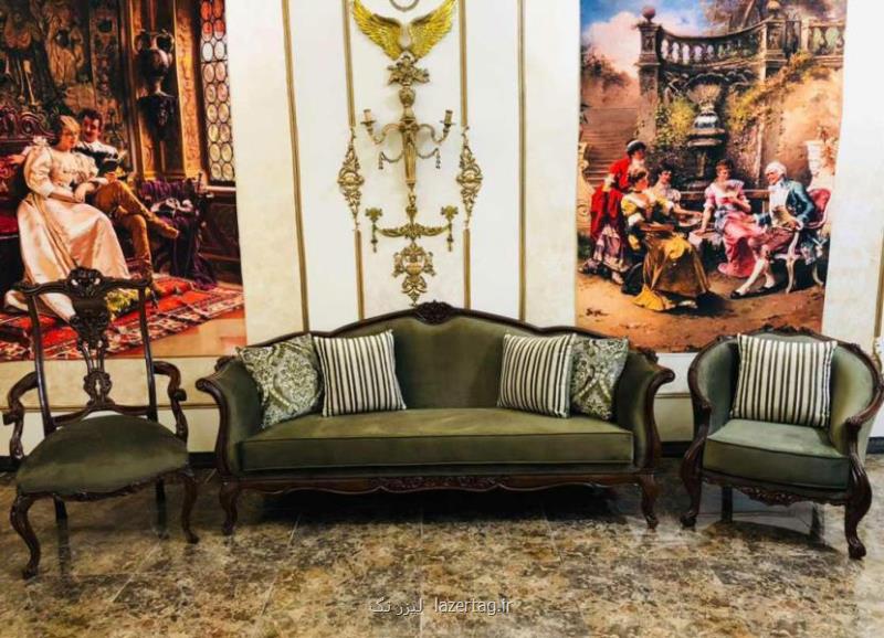 مبلمان تولید شده مجموعه مبلمان رویال