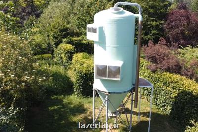 تبدیل سیلوی قدیمی غلات به خانه دوطبقه