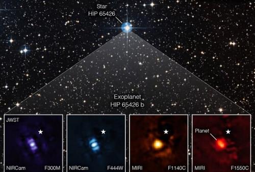 جیمز وب نخستین تصاویر مستقیم از یک سیاره فراخورشیدی را منتشر کرد