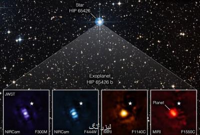 جیمز وب نخستین تصاویر مستقیم از یک سیاره فراخورشیدی را منتشر کرد