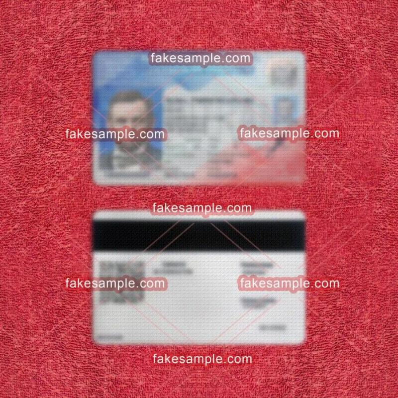 Dominican Driver Licence Fake Template