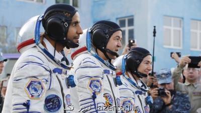 اولین فضانورد اماراتی به ایستگاه فضایی بین المللی رسید